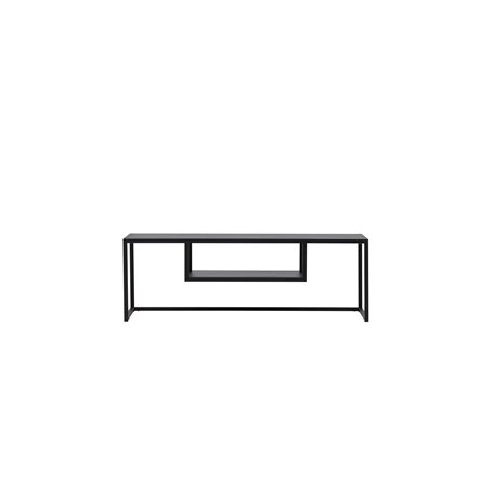 TV-bänk Riverside, 120 cm, Svart