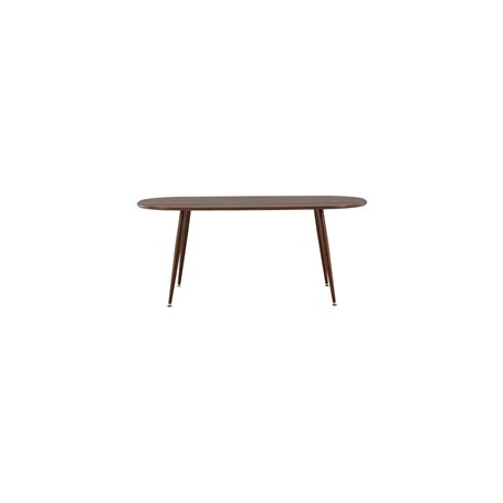 Ovalt matbord Sanford, 180 × 90 cm, Dark Brown