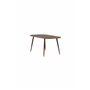 Ovalt matbord Sanford, 180 × 90 cm, Dark Brown