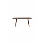 Ovalt matbord Sanford, 180 × 90 cm, Dark Brown
