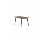 Ovalt matbord Sanford, 180 × 90 cm, Dark Brown
