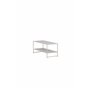 Sidobord Staal Bord, 102 × 43 cm, Beige