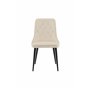 Matstol Velvet Deluxe, Beige/Svart