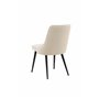 Matstol Velvet Deluxe, Beige/Svart