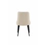 Matstol Velvet Deluxe, Beige/Svart