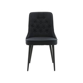 Matstol Velvet Deluxe, Svart