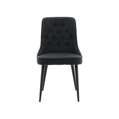 Matstol Velvet Deluxe, Svart