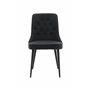 Matstol Velvet Deluxe, Svart