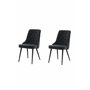 Matstol Velvet Deluxe, Svart