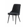 Matstol Velvet Deluxe, Svart