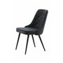 Matstol Velvet Deluxe, Svart