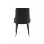 Matstol Velvet Deluxe, Svart
