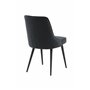 Matstol Velvet Deluxe, Svart