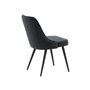 Matstol Velvet Deluxe, Svart