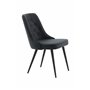Matstol Velvet Deluxe, Svart