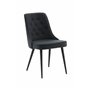 Matstol Velvet Deluxe, Svart
