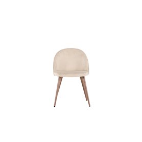 Matstol Velvet, Beige/Mocca