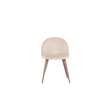 Matstol Velvet, Beige/Mocca