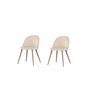 Matstol Velvet, Beige/Mocca