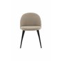 Matstol Velvet, Beige/Svart