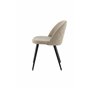 Matstol Velvet, Beige/Svart