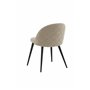 Matstol Velvet, Beige/Svart