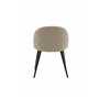 Matstol Velvet, Beige/Svart