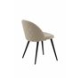 Matstol Velvet, Beige/Svart