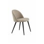 Matstol Velvet, Beige/Svart