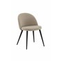 Matstol Velvet, Beige/Svart