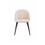 Matstol Velvet, Beige/Svart