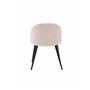 Matstol Velvet, Beige/Svart