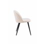 Matstol Velvet, Beige/Svart