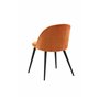 Matstol Velvet, Rostorange/Svart