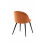 Matstol Velvet, Rostorange/Svart
