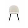 Matstol Velvet, Beige/Svart