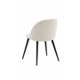 Matstol Velvet, Beige/Svart