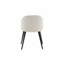 Matstol Velvet, Beige/Svart