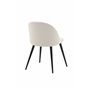 Matstol Velvet, Beige/Svart