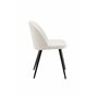 Matstol Velvet, Beige/Svart