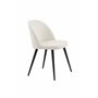Matstol Velvet, Beige/Svart