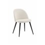 Matstol Velvet, Beige/Svart