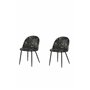 Matstol Velvet, Svart