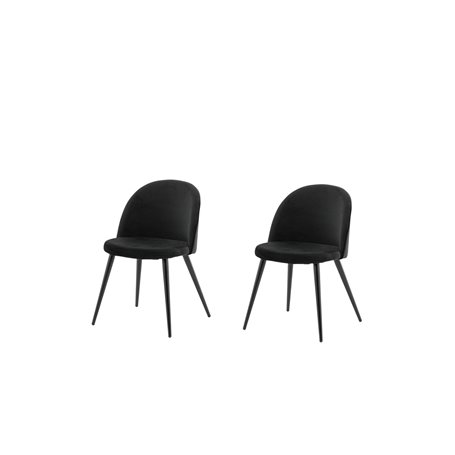 Matstol Velvet, Svart
