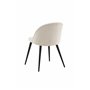 Matstol Velvet, Beige/Svart