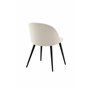 Matstol Velvet, Beige/Svart