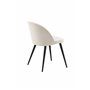 Matstol Velvet, Beige/Svart