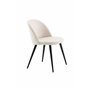 Matstol Velvet, Beige/Svart