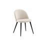 Matstol Velvet, Beige/Svart