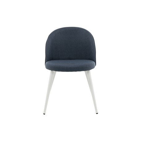 Matstol Velvet, Blå/Vit